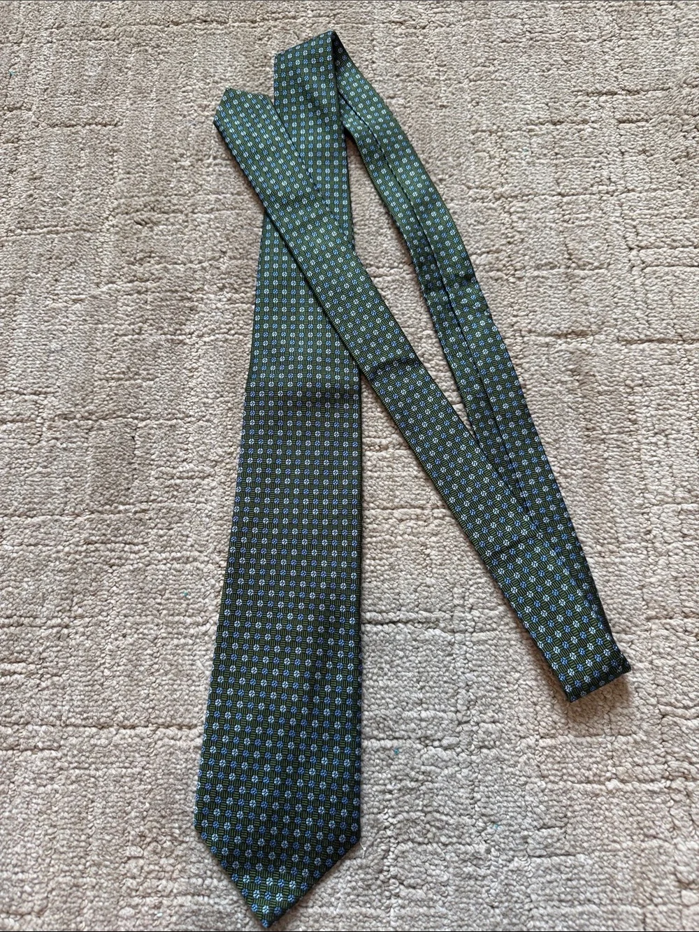 Vintage Brooks Brothers Silk Tie Woven in Italy